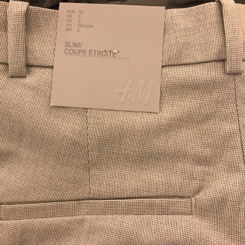 H&M slim dress pants.